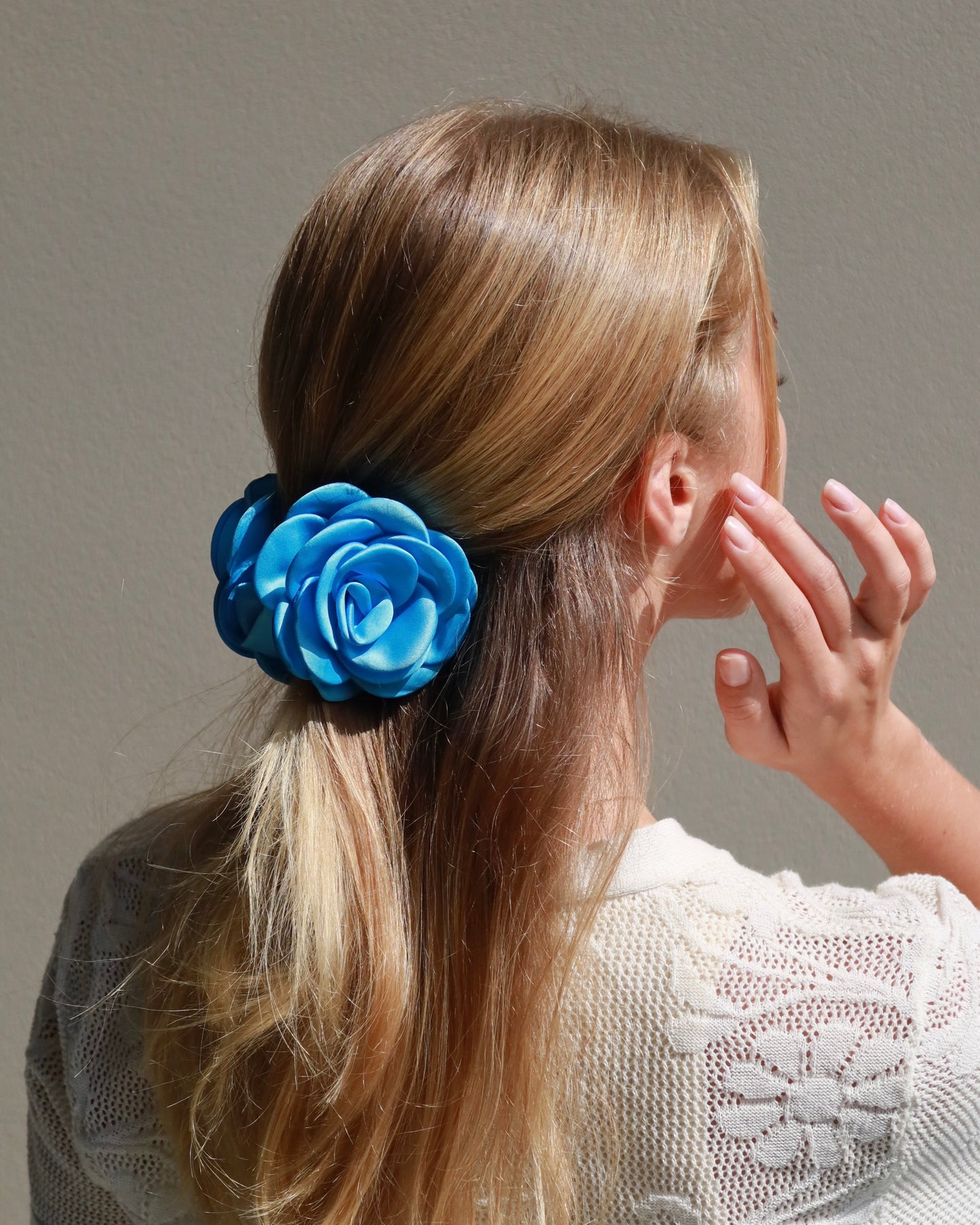 Rose Hair Claw Clip